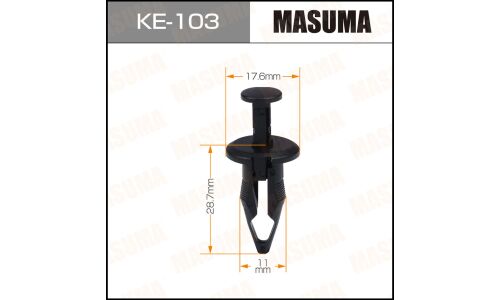 Клипса крепёжная бампера Masuma, для Opel, арт. KE-103