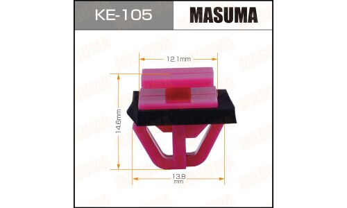 Клипса крепежная Masuma KE-105 (OEM 87756-3E500)