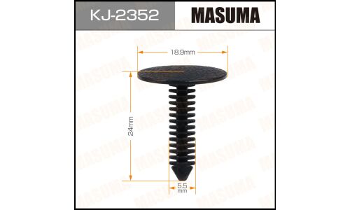 Клипса крепежная Masuma KJ-2352 (OEM 90467-06177)