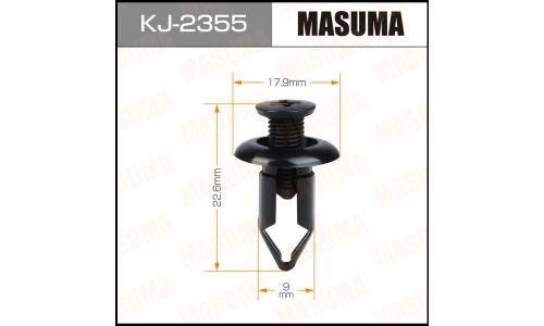 Клипса крепёжная деталей кузова Masuma, для Nissan, Toyota, арт. KJ-2355