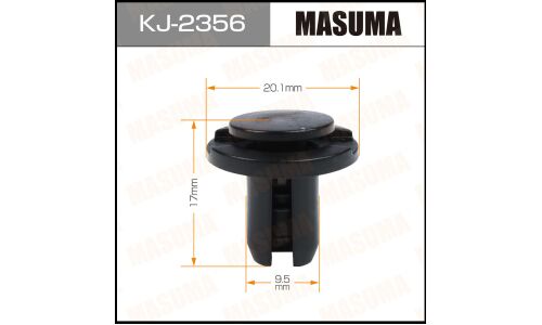Клипса крепёжная решетки радиатора Masuma, для Honda, арт. KJ-2356