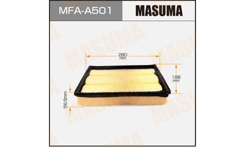 Фильтр воздушный Masuma, арт. MFA-A501