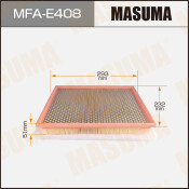 Фильтр воздушный Masuma, арт. MFA-E408
