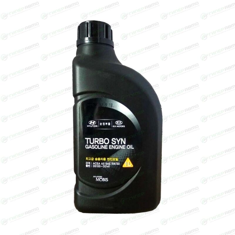 Hyundai-Kia / Масло моторное Hyundai Turbo SYN Gasoline Engine Oil 5w30 ...