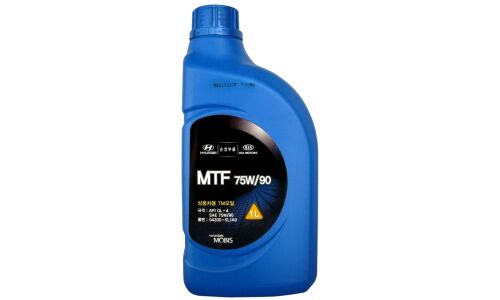 Масло трансмиссионное Hyundai/Kia MTF 75w90, синтетическое, ILSAC GL-4, для МКПП, 1л, арт. 04300-5L1A0