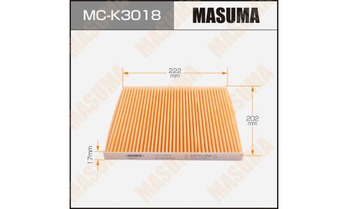 Фильтр салонный Masuma AC-003, арт. MC-K3018