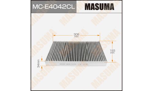 Фильтр салонный Masuma AC-0133 угольный, арт. MC-E4042CL