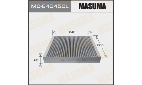 Фильтр салонный Masuma AC-9205 угольный, арт. MC-E4045CL