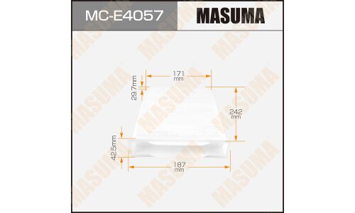 Фильтр салонный Masuma, арт. MC-E4057