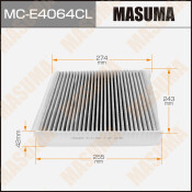 Фильтр салонный Masuma AC-0117C угольный, арт. MC-E4064CL Фильтр салонный Masuma AC-0117C угольный, арт. MC-E4064CL
