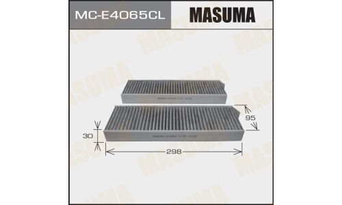 Фильтр салонный Masuma AC-0165CSET угольный, арт. MC-E4065CL