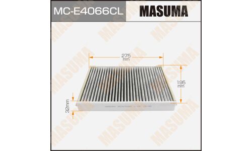 Фильтр салонный Masuma AC-0150C угольный, арт. MC-E4066CL