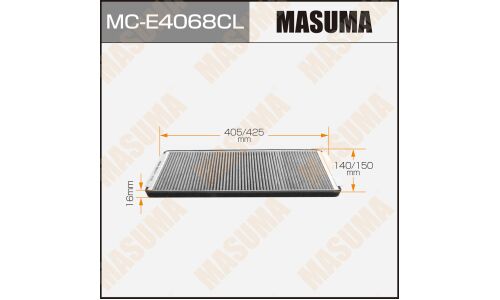 Фильтр салонный Masuma AC-0032 угольный, арт. MC-E4068CL