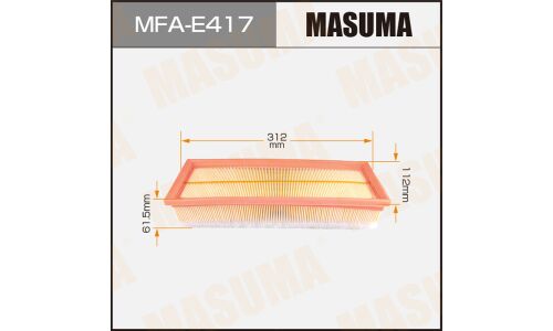 Фильтр воздушный Masuma, арт. MFA-E417