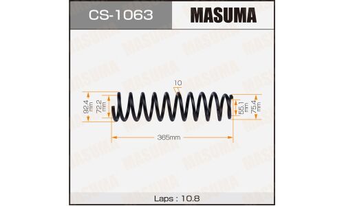 Пружина подвески Masuma, задняя, арт. CS-1063