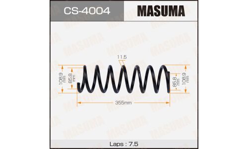 Пружина подвески Masuma, задняя, арт. CS-4004
