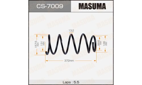 Пружина подвески Masuma, задняя, арт. CS-7009