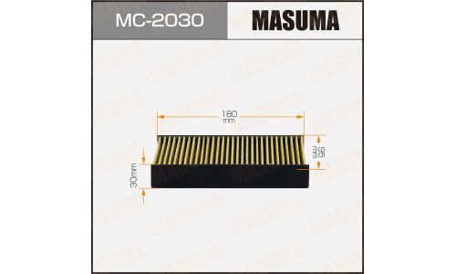 Фильтр салонный Masuma, комплект из 2-х элементов, арт. MC-2030
