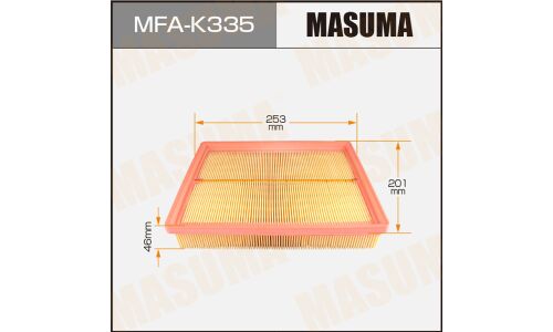 Фильтр воздушный Masuma, арт. MFA-K335