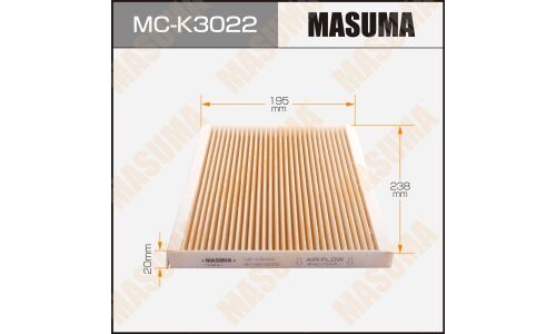 Фильтр салонный Masuma, арт. MC-K3022