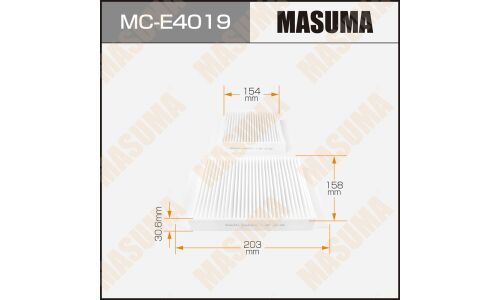 Фильтр салонный Masuma, арт. MC-E4019