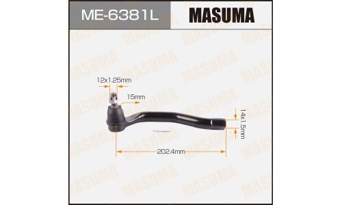 Наконечник рулевой тяги Masuma, левый, арт. ME-6381L