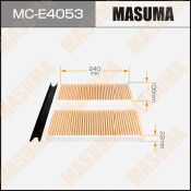 Фильтр салонный Masuma, арт. MC-E4053 Фильтр салонный Masuma, арт. MC-E4053