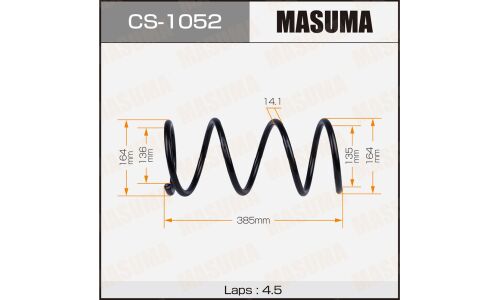 Пружина подвески Masuma, передняя, арт. CS-1052
