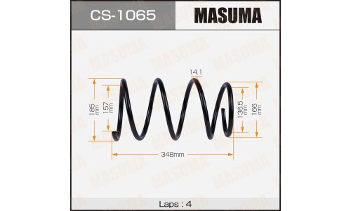 Пружина подвески Masuma, передняя, арт. CS-1065