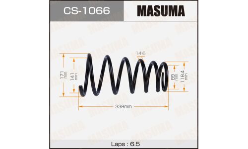 Пружина подвески Masuma, задняя, арт. CS-1066