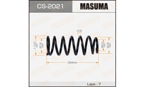 Пружина подвески Masuma, задняя, арт. CS-2021