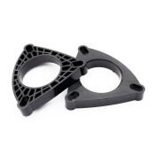 Проставки для увеличения клиренса на 20мм, передняя ось, ABS-пластик, для Honda Civic / CR-V / Edix / Element / FR-V / Stream, Hyundai Avante / Elantra / I30 / I40 / IX35 / Tucson / Azera / Sonata, KIA Ceed / Сerato / Cadenza / Optima / Sportage, 2 шт