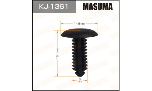 Клипса крепёжная обшивки салона Masuma, для Lexus, Toyota, арт. KJ-1361