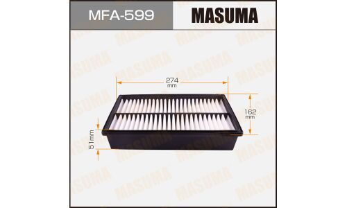 Фильтр воздушный Masuma A-476, арт. MFA-599