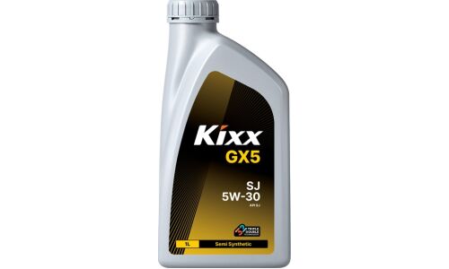 Масло моторное Kixx GX5 5w30, полусинтетическое, API SJ, для бензинового двигателя, 1л, арт. L5317AL1E1