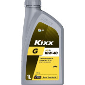 Масло моторное Kixx G 10w40, полусинтетическое, API SJ, для бензинового двигателя, 1л, арт. L5318AL1E1