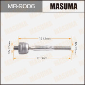 Тяга рулевая Masuma, арт. MR-9006