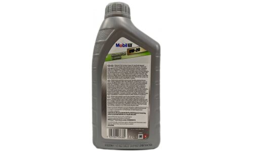 Масло моторное Mobil 1 0w20, синтетическое, API SP RC, ILSAC GF-6A, для бензинового двигателя, 1л, арт. 152560