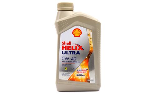 Масло моторное Shell Helix Ultra 0w40, синтетическое, API SP, ACEA A3/B3/B4, универсальное, 1л, арт. 550055859