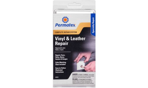 Набор для реставрации кожи и винила Permatex Vinyl & Leather Repair Kit, 7 цветов, арт. 80902