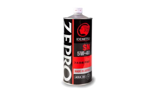 Масло моторное IDEMITSU Zepro Racing 5w40 синтетическое, SN, ACEA A3, для бензинового двигателя, 1л