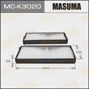 Фильтр салонный Masuma AC-9305, арт. MC-K3020 Фильтр салонный Masuma AC-9305, арт. MC-K3020
