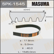 Ремень ручейковый Masuma 5PK-1545