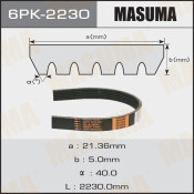 Ремень ручейковый Masuma 6PK-2230