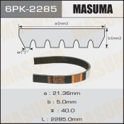 Ремень ручейковый Masuma 6PK-2285