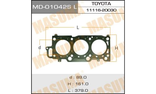 Прокладка головки блока цилиндров Masuma 1MZ-FE LH (1/10)