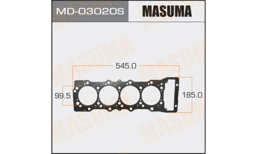 Прокладка головки блока цилиндров Masuma 4M41 (1/10)