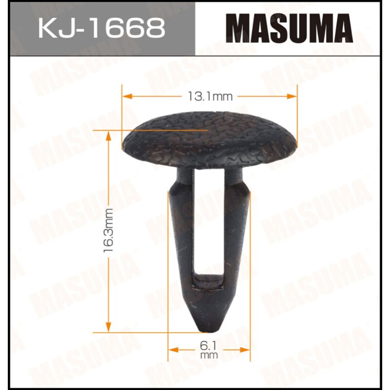 

Клипса крепежная MASUMA KJ-1668 (OEM MB133461)