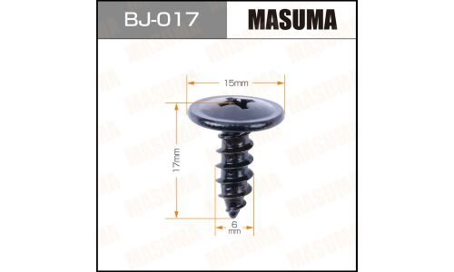 Саморез MASUMA BJ-017 6x17мм, 10 шт