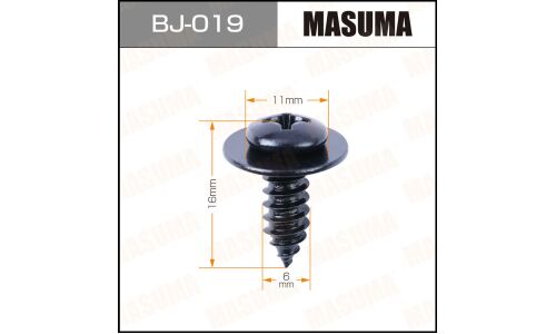 Саморез MASUMA BJ-019 6x16мм, 10 шт